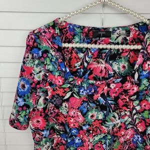 T Tahari Short Sleeve Top